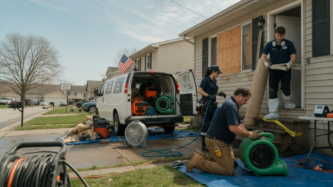 Water Damage Restoration in Tallula, IL near me
